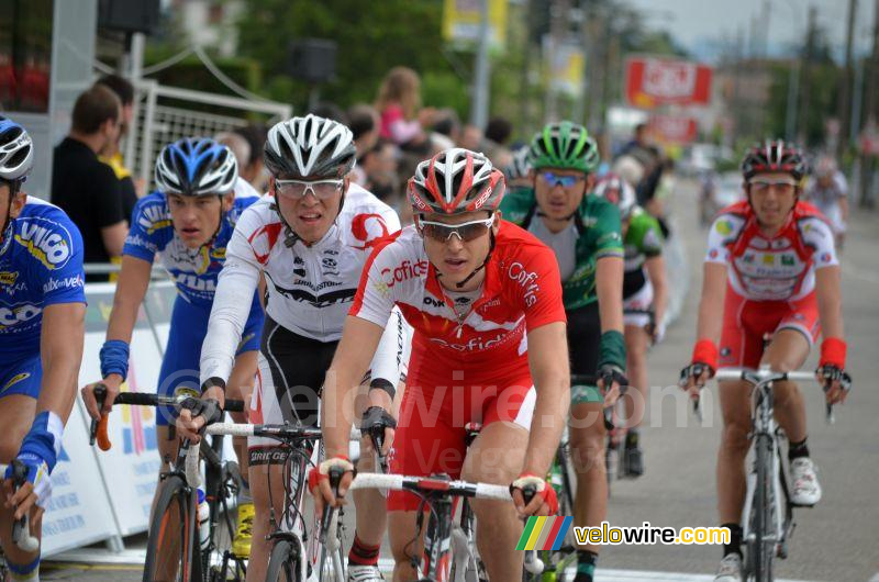 Rudy Molard (Cofidis) bij de finish