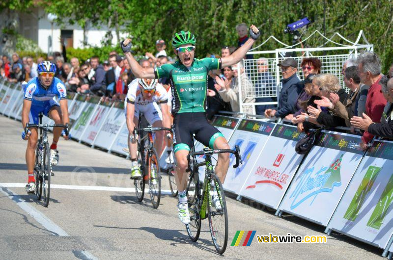 Angelo Tulik (Team Europcar), winnaar van de etappe (2)