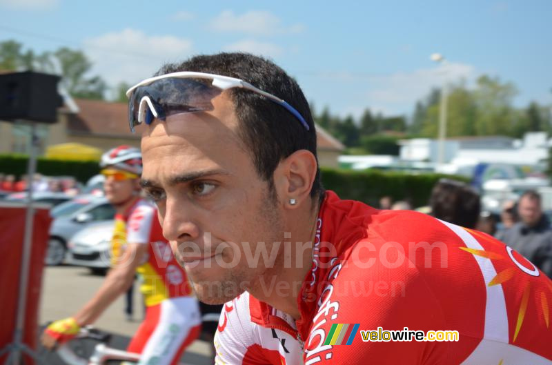 Rémy di Grégorio (Cofidis) voor vertrek