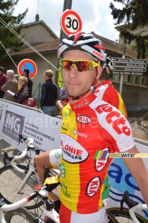 Quentin Bertholet (Wallonie Bruxelles-CA) with his green bib number (319x)