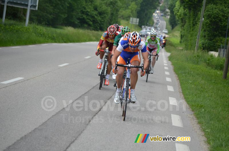 Marco Minnaard (Rabobank Continental) leading