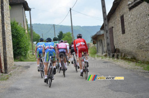 David Moncoutié (Cofidis) at the back of the peloton (1122x)