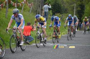 Paul Poux (Saur-Sojasun) sur le Col de Portes (250x)