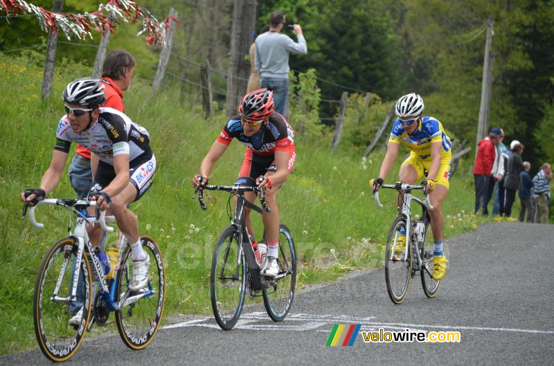 Carlos Verona (Burgos BH) op de Col de Portes