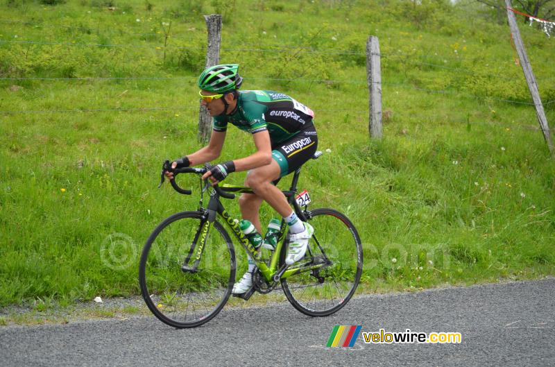 Perrig Quemeneur (Europcar) sur le Col de Portes