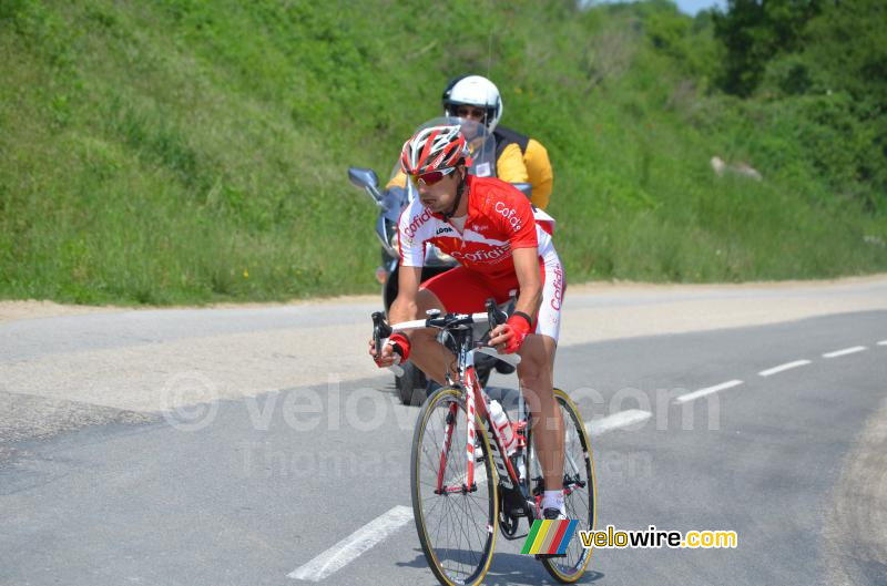 David Moncoutié (Cofidis) in de bocht