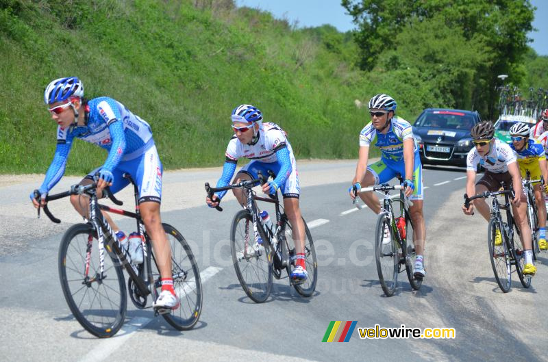 Sergey Chernetski (Itera-Katusha) au sein du peloton