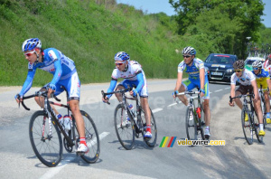 Sergey Chernetski (Itera-Katusha) in the peloton (199x)