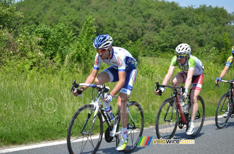 Maxime Médérel (Saur-Sojasun) toujours en tête du peloton