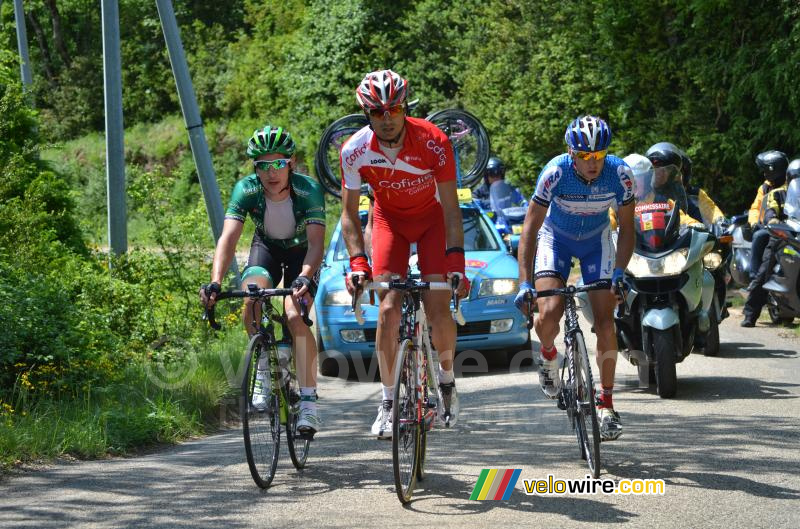 The final breakaway with Tulik, Moncoutié, Rudaskov & Berthou