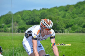 Eric Berthou (Bretagne-Schuller) in the breakaway (183x)