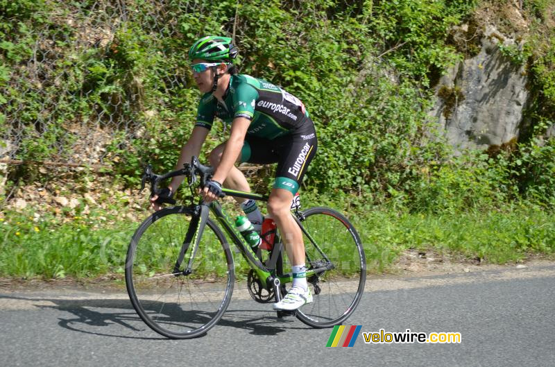 Angelo Tulik (Team Europcar) in de kopgroep