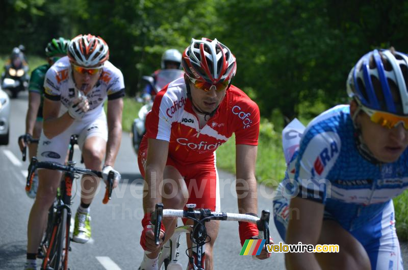 David Moncoutié (Cofidis) in de kopgroep (2)