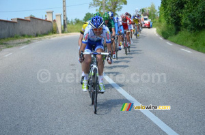 Maxime Médérel (Saur-Sojasun) still leading the peloton (3) (177x)