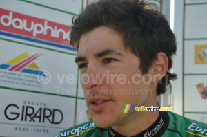 Angelo Tulik (Team Europcar) pendant l'interview (230x)