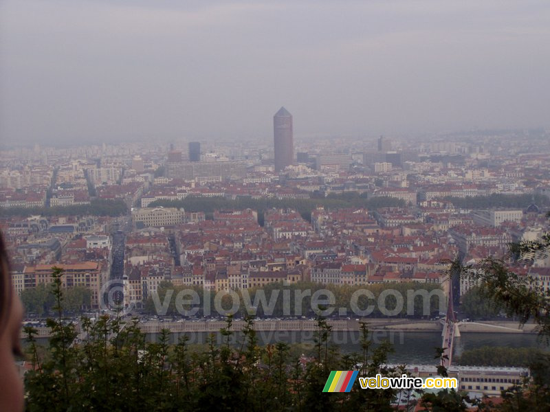 Lyon vu d'en haut à Fourvière