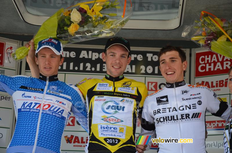 Podium RAIT 2012: 1-Poux, 2-Rudaskov, 3-Hardy