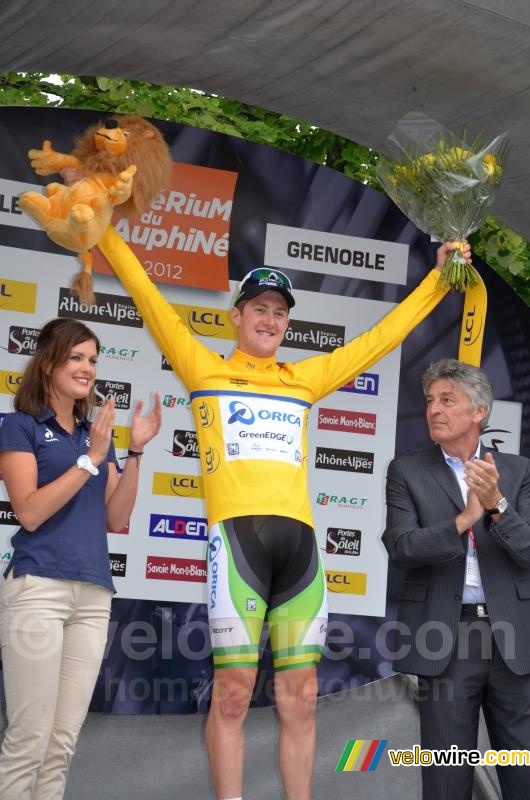 Luke Durbridge (Orica-GreenEDGE), yellow jersey