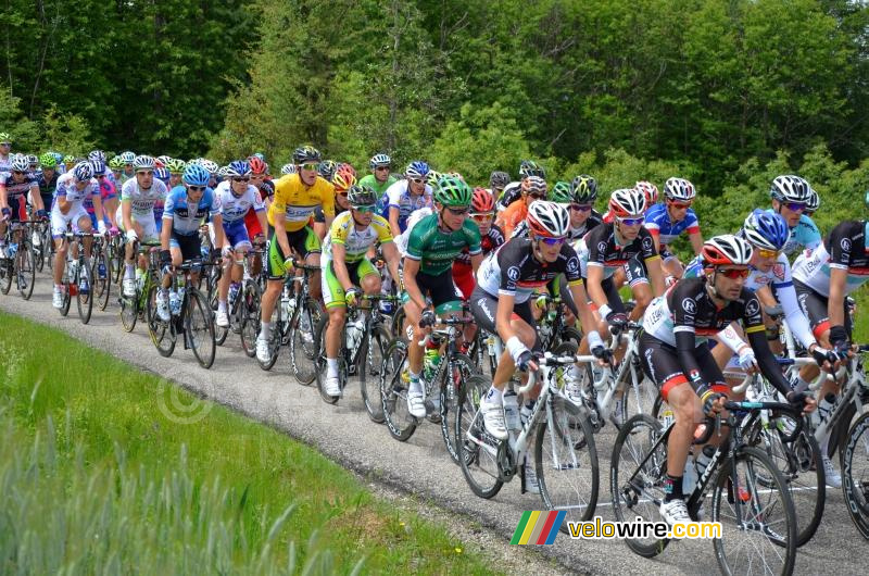 Andy Schleck, Thomas Voeckler, Simon Gerrans & Luke Durbridge