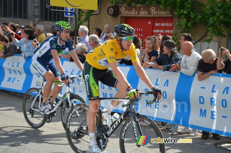 Luke Durbridge (Orica-GreenEDGE) aan de finish