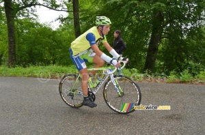 Daniele Ratto (Liquigas-Cannondale) on the Grand Colombier (472x)