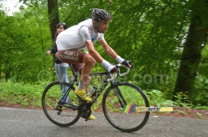 Christophe Riblon (AG2R La Mondiale) on the Grand Colombier (465x)