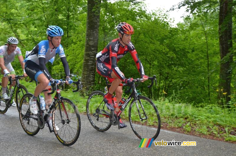 Michel Kreder (Garmin-Barracuda) & Manuel Quinziato (BMC)