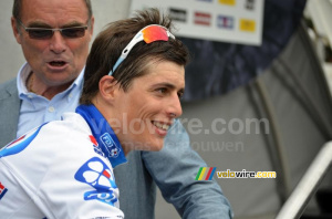 Arthur Vichot (FDJ-BigMat) monte sur le podium (183x)