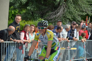 Simon Gerrans (Orica-GreenEDGE) at the start (286x)