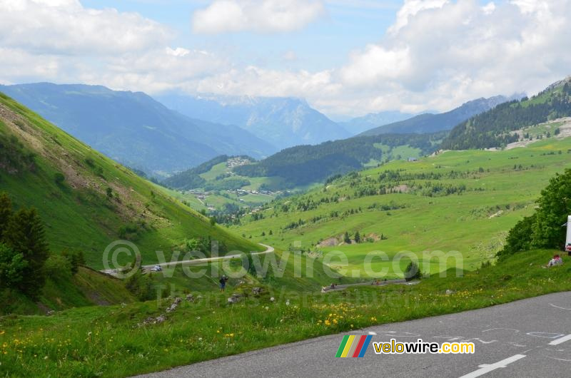 Het uitzicht vanaf de Col de la Colombière