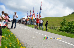 Ambiance Tour de France sur le Col de la Colombière (558x)