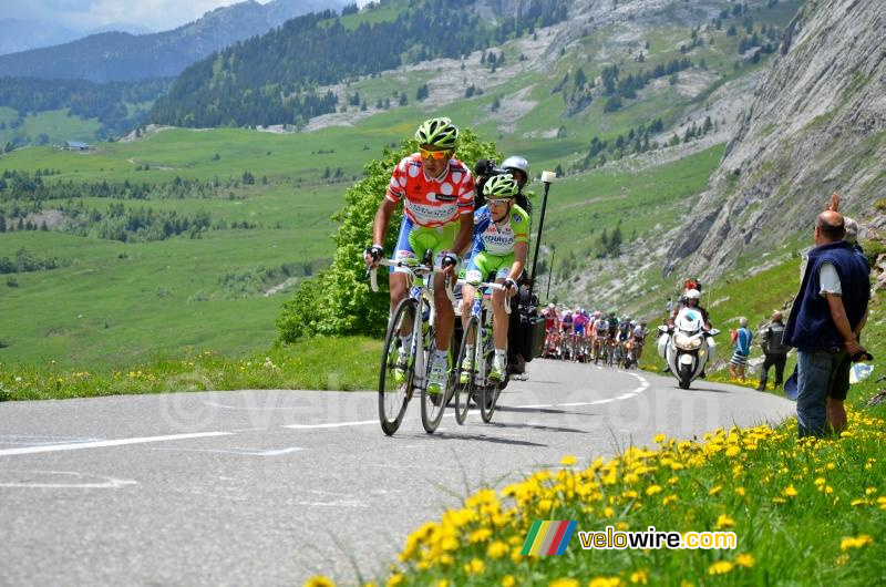 Cayetano José Sarmiento & Maciej Paterski (Liquigas-Cannondale) (2)