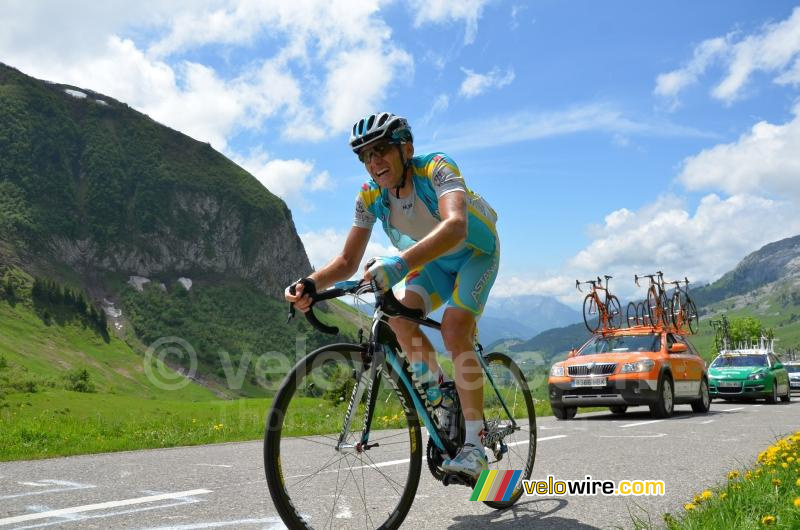 Andriy Grivko (Astana) chasing