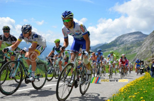 Julien Simon (Saur-Sojasun) on the Col de la Colombière (255x)