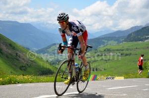 Kenny De Haes (Lotto-Belisol) sur le Col de la Colombière (232x)