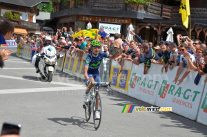 Nairo Quintana (Movistar Team) wins the stage (242x)