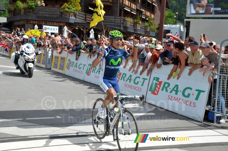 Nairo Quintana (Movistar Team) wins the stage (2)