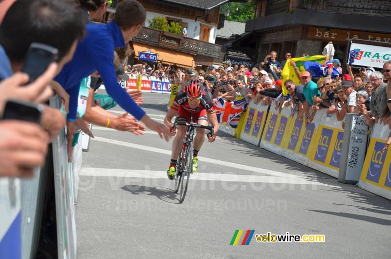 Cadel Evans (BMC Racing Team) finishes 2nd