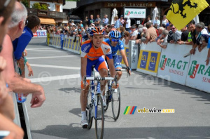 Luis Léon Sanchez (Rabobank) at the finish (211x)