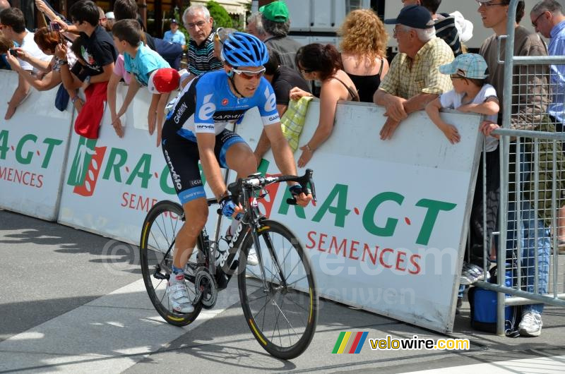 Christophe Le Mével (Garmin-Barracuda) aan de finish