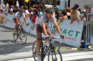 Rinaldo Nocentini (AG2R La Mondiale) at the finish (376x)