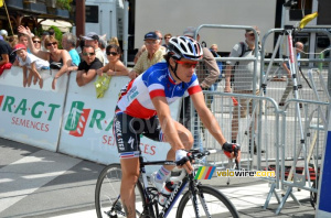 Sylvain Chavanel (Omega Pharma-QuickStep) at the finish (258x)