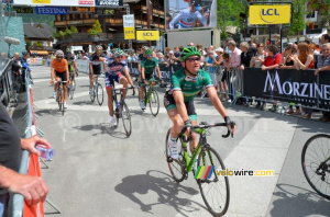 Thomas Voeckler (Europcar) à l'arrivée (514x)