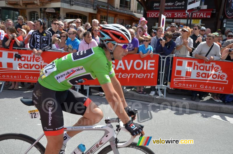 Tony Gallopin (Radioshack-Nissan) aan de finish