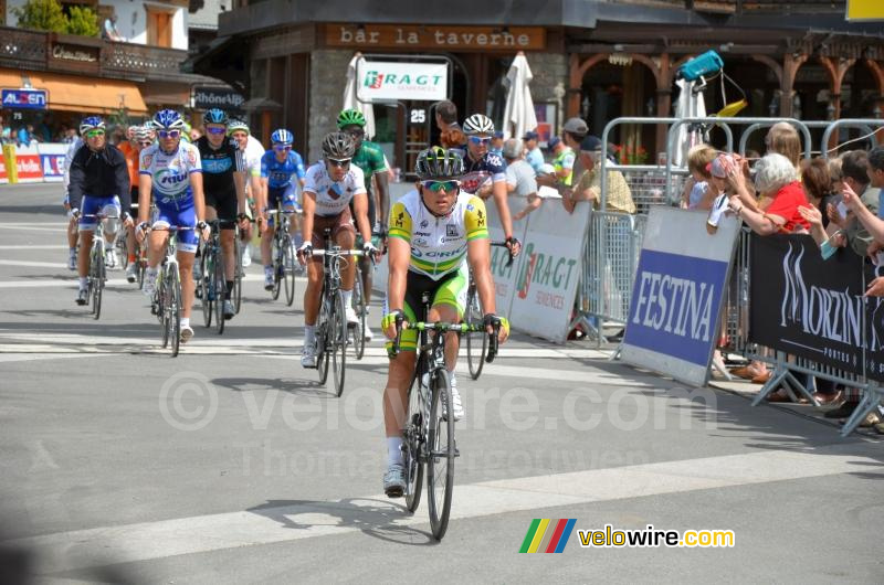 Simon Gerrans (Orica-GreenEDGE) aan de finish