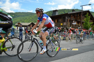 Sylvain Chavanel (Omega Pharma-QuickStep) at the start (734x)