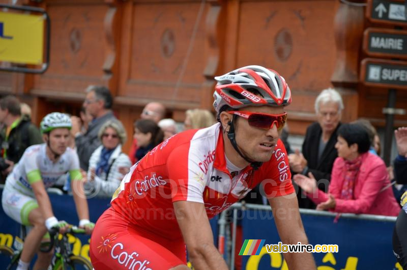 Luis Angel Maté Mardones (Cofidis) aan de finish