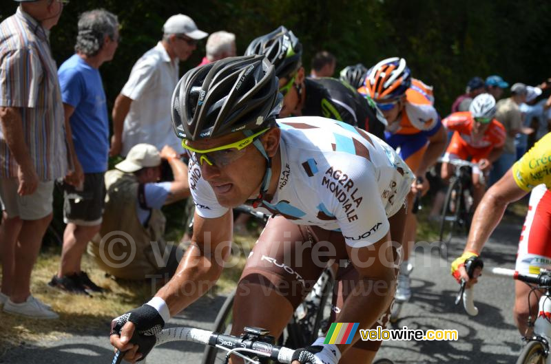 Anthony Ravard (AG2R La Mondiale) op de cte 