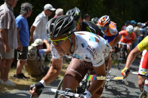 Anthony Ravard (AG2R La Mondiale) on the côte 'Chez Piot' (645x)