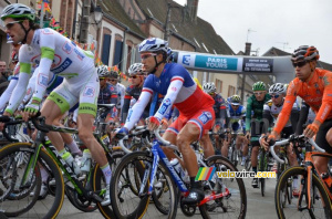 Nacer Bouhanni (FDJ-BigMat) at the start (457x)